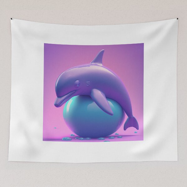 Item preview, kawai dolphin designed and sold by MrUtDesign.