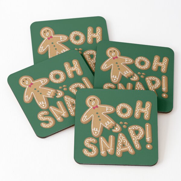 Item preview, Oh snap ! Gingerbread man Christmas cookie  designed and sold by jullypaivadraws.