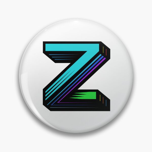 Item preview, Colorized letter Z Initial  designed and sold by RemieJames.