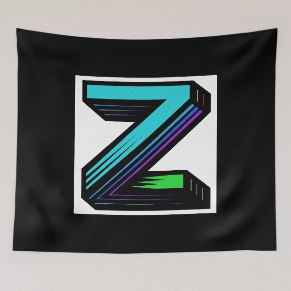Item preview, Colorized letter Z Initial  designed and sold by RemieJames.