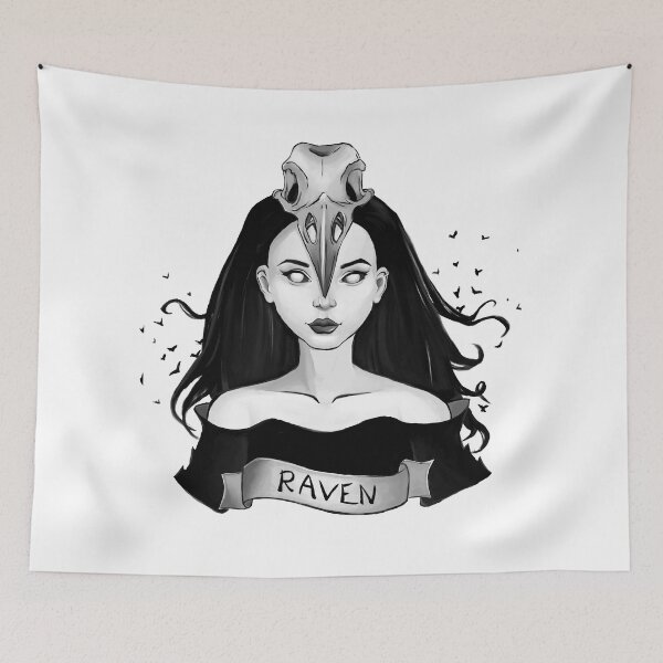 Item preview, "Happy Halloween" says Raven designed and sold by LilyEve.