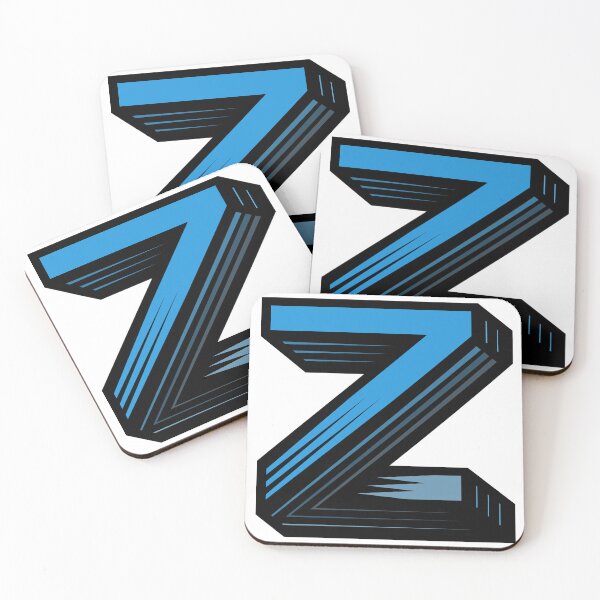 Item preview, Blue Color letter Z Initial  designed and sold by RemieJames.