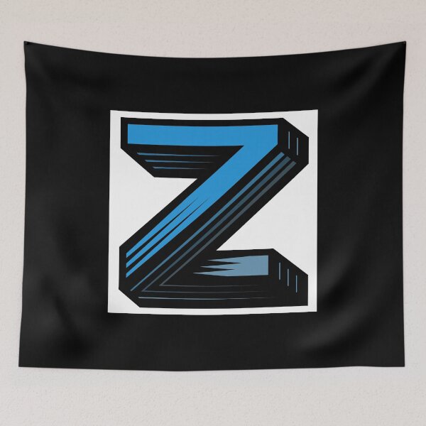 Item preview, Blue Color letter Z Initial  designed and sold by RemieJames.
