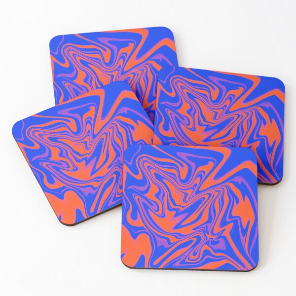 Item preview, Blue & Orange Liquid Swirl designed and sold by rainestore.