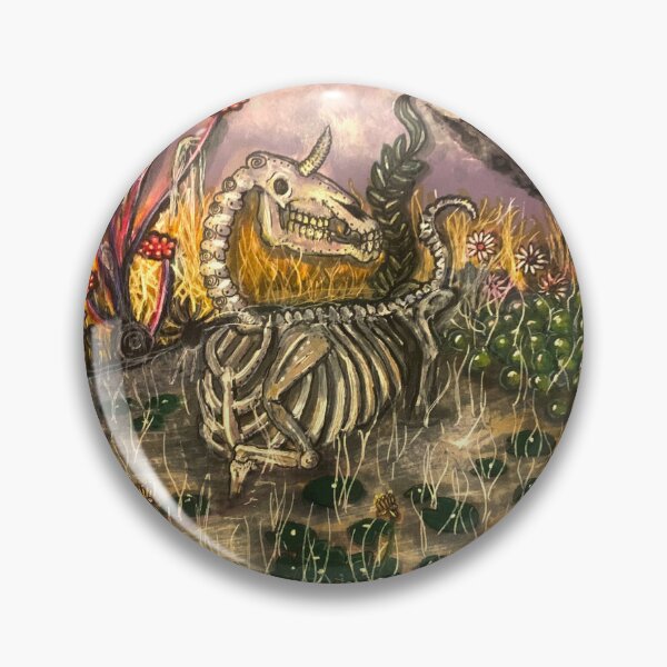 Item preview, Unicorn Skeleton in Lily Pad Pond designed and sold by sushiballs.