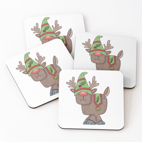 Item preview, Cute Christmas Gnome Reindeer designed and sold by VivecaChenoweth.