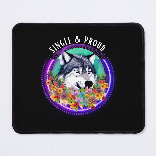 Item preview, Single and proud wolf designed and sold by The Love Quill.
