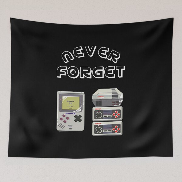 Item preview, Never Forget (Video Games & Video Games Consoles designed and sold by TeesByAngelzB.