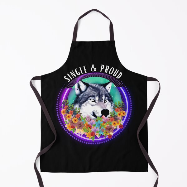 Item preview, Single and proud wolf designed and sold by The Love Quill.