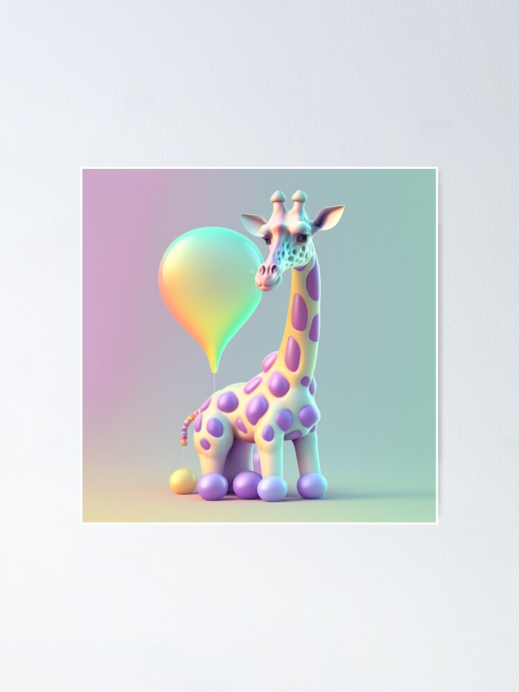 Thumbnail 1 von 3, Poster, giraffe designt und verkauft von MrUtDesign.