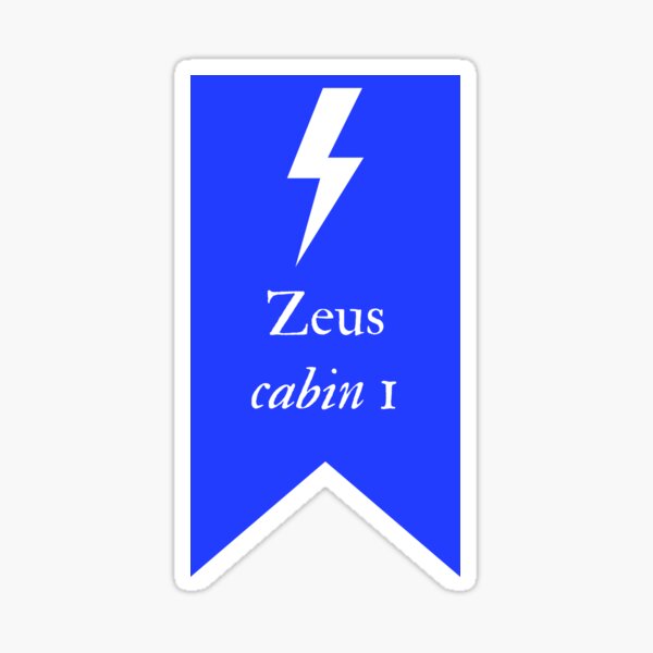 Zeus Banner Sticker For Sale By Broadwaygirl Redbubble