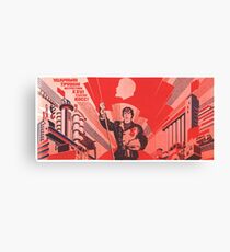 USSR CCCP Cold War Soviet Union Propaganda Posters Canvas Print