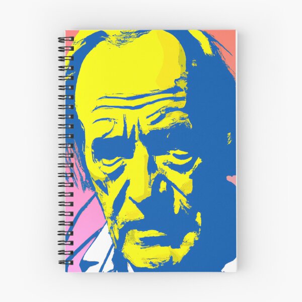 Item preview, Bukowski Vaporwave Portrait - Bukowski Illustration Shirt designed and sold by ItsArtShirt.