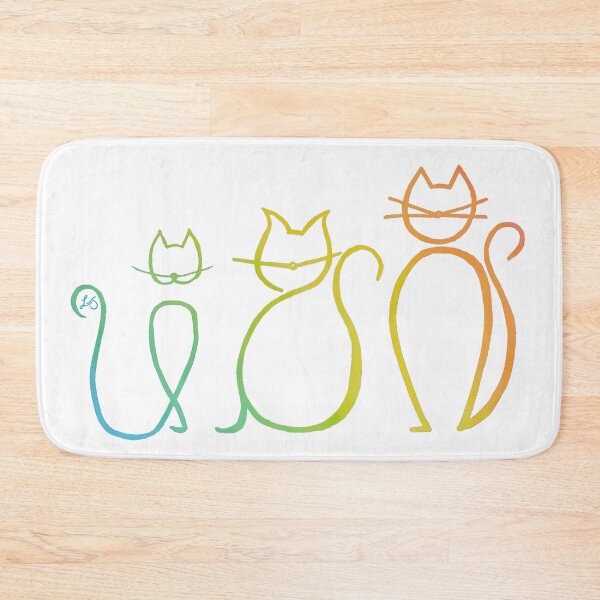 Item preview, Cat Cousins Rainbow designed and sold by Lauren Jaeger.