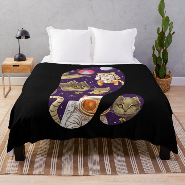 Item preview, Astronaut cats and planets  designed and sold by zheworkstudio.