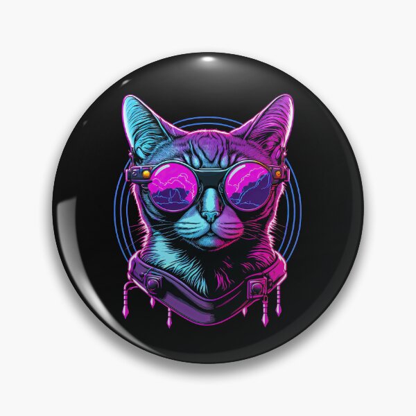 Item preview, Cyberpunk Stray Cat designed and sold by ChasmicArt.