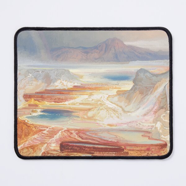 Item preview, Thomas Moran Painting Minerva Terrace, Yellowstone, 1872  designed and sold by pelagio.