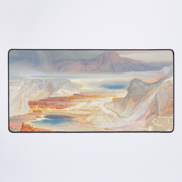 Item preview, Thomas Moran Painting Minerva Terrace, Yellowstone, 1872  designed and sold by pelagio.