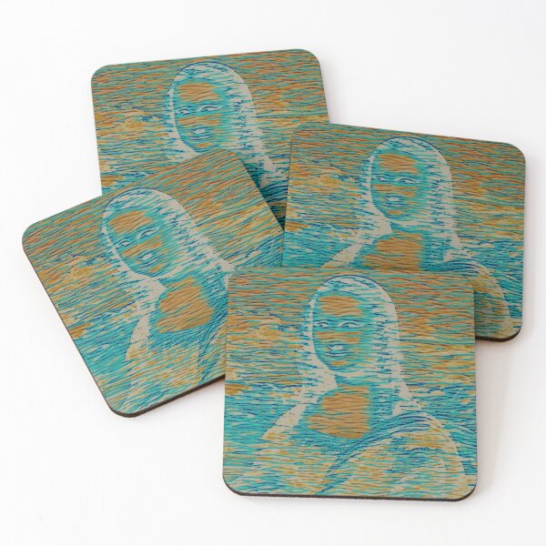 Item preview, "Mona Lisa (63)" Da Vinci's famous painting reimagined. designed and sold by thalasson.