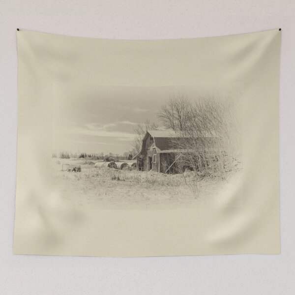 Item preview, The barn - sepia designed and sold by PhotosByHealy.