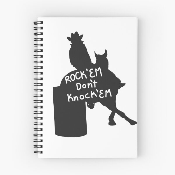 Item preview, Rock'Em Don't Knock'Em Barrel Racer designed and sold by thepunchypoodle.
