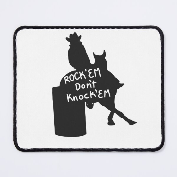 Item preview, Rock'Em Don't Knock'Em Barrel Racer designed and sold by thepunchypoodle.
