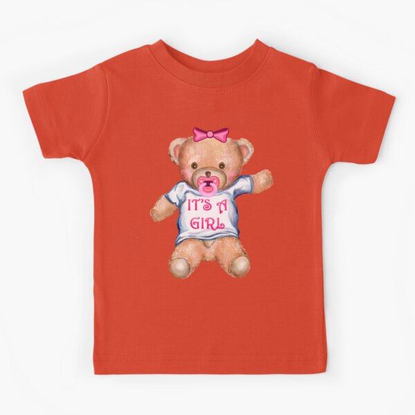 GUND It's a Girl T-Shirt Teddy Bear Stuffed Animal Plush - 12