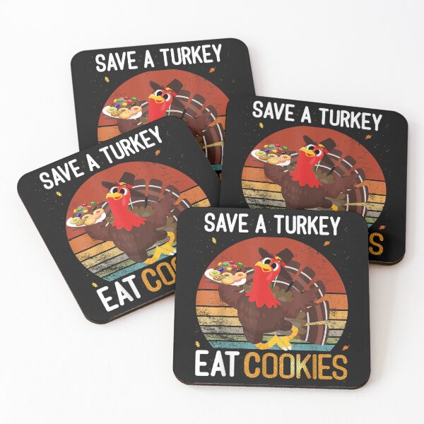 Item preview, Save a turkey eat Cookies Funny Thanksgiving costume T-Shirt designed and sold by Baron-Hagen.