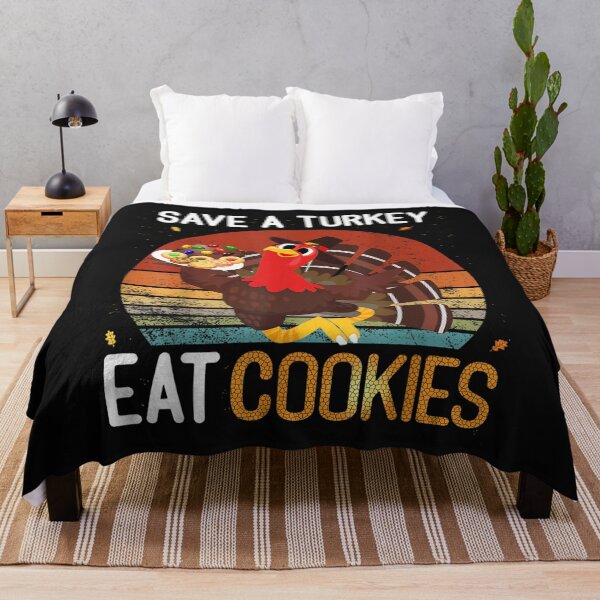 Item preview, Save a turkey eat Cookies Funny Thanksgiving costume T-Shirt designed and sold by Baron-Hagen.