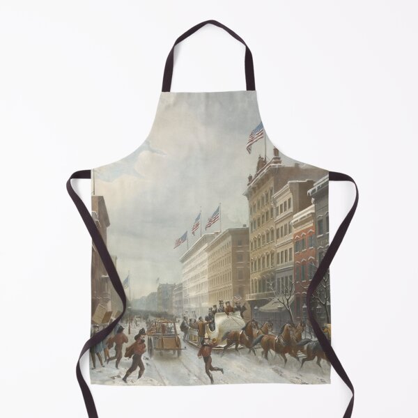 Item preview, New York. Winter Scene in Broadway. designed and sold by BeaSchoney.