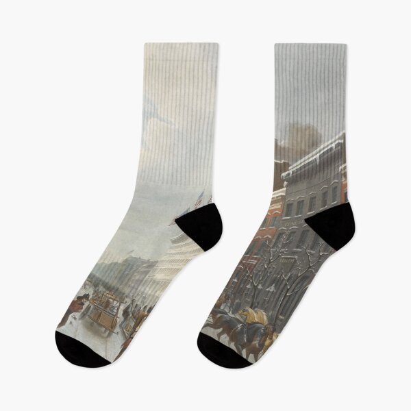 Item preview, New York. Winter Scene in Broadway. designed and sold by BeaSchoney.