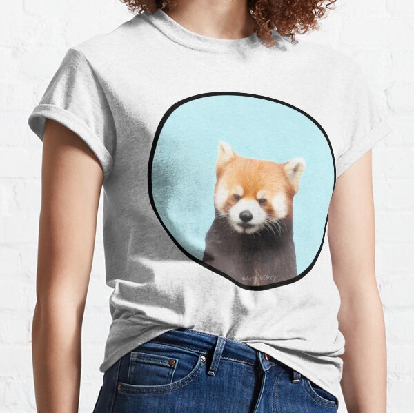  Peek-a-boo Animals - Red Panda Classic T-Shirt