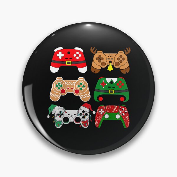 Artikelvorschau, Video Game Controller Christmas Santa Hat Gamer Boys Kids T-Shirt entworfen und verkauft von Baron-Hagen.