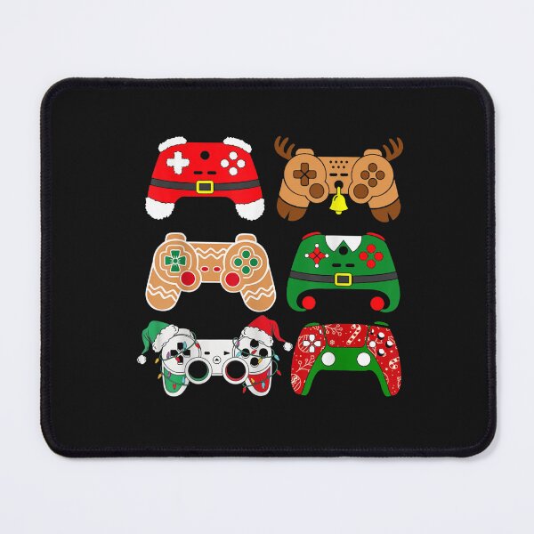 Artikelvorschau, Video Game Controller Christmas Santa Hat Gamer Boys Kids T-Shirt entworfen und verkauft von Baron-Hagen.