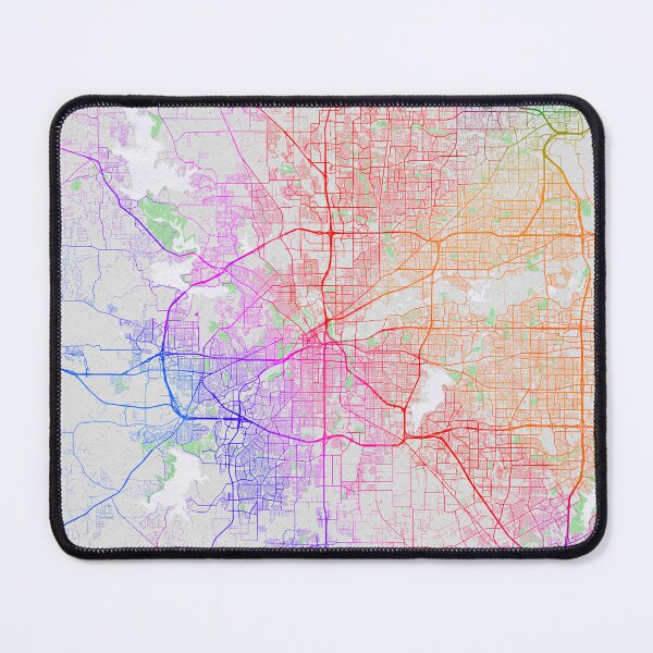 Item preview, Fort Worth City Map of Texas, USA - Colorful designed and sold by deMAP.