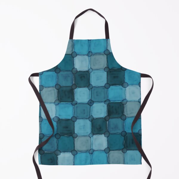 Item preview, Inky Blue Squares  designed and sold by TanglePatch.