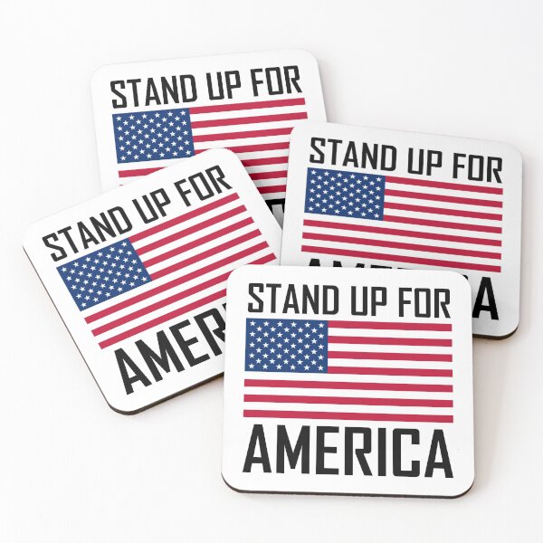 Item preview, Stand Up For America Flag National Anthem designed and sold by TheBestStore.