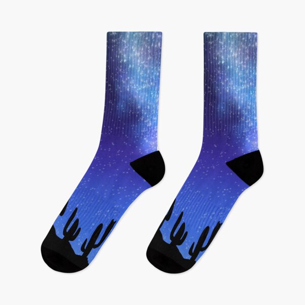 Item preview, Night Blue Cactus Milky Way designed and sold by LookingUpStudio.