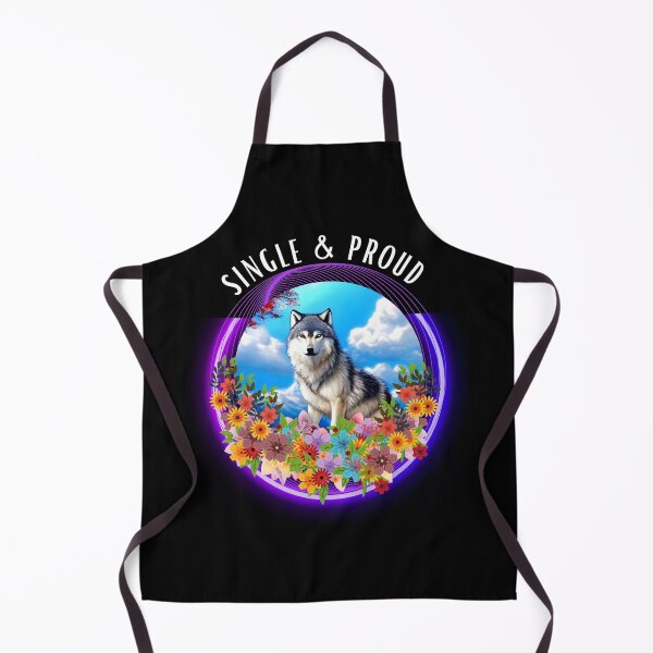Item preview, Single and proud wolf V1 designed and sold by The Love Quill.