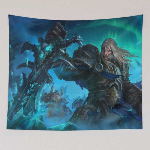 Item preview, Arthas Wallpaper designed and sold by STICKERSAUCE.