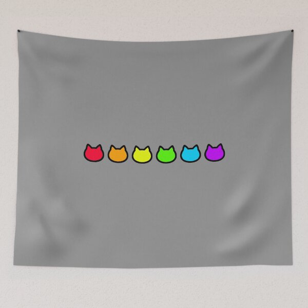 Item preview, Colorful Cats designed and sold by AlwaysHollyJo.