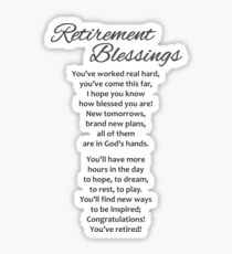 Retirement Gifts Sticker