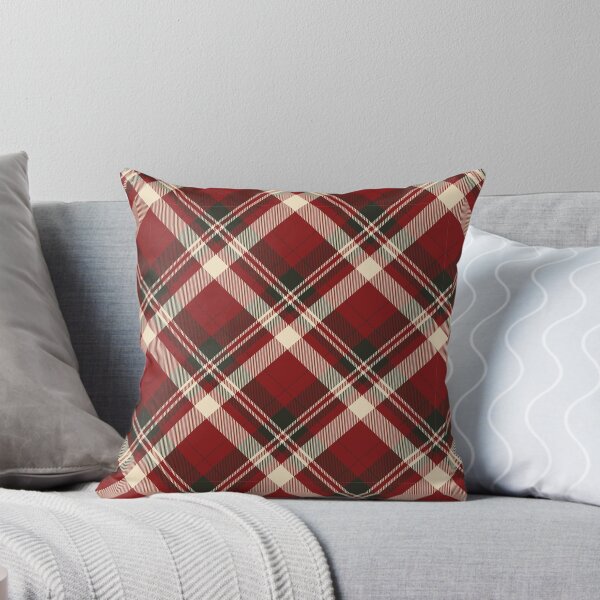 Item preview,  vintage retro wine red plaid print-  christmas check print designed and sold by Angelic Threads111.
