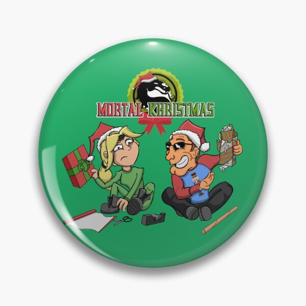 Item preview, Sonya & Johnny - Mortal Khristmas | Mortal Kombat Christmas designed and sold by IdeaBag R3wind.