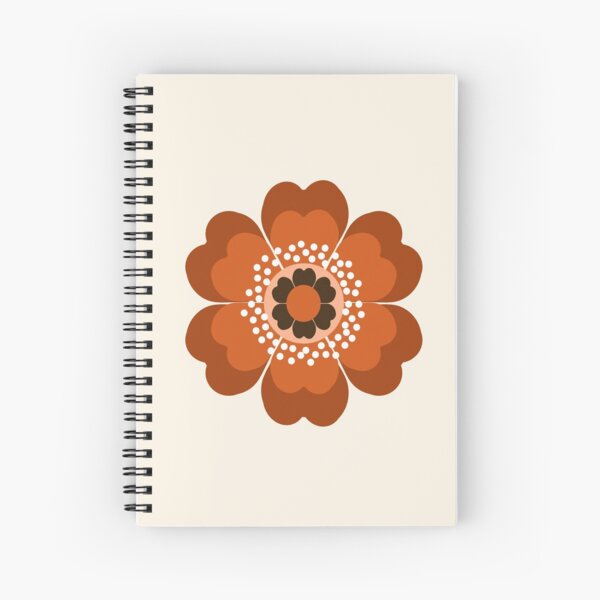 "Coolie retro flower 70s vibes minimalist floral 1970's colorful