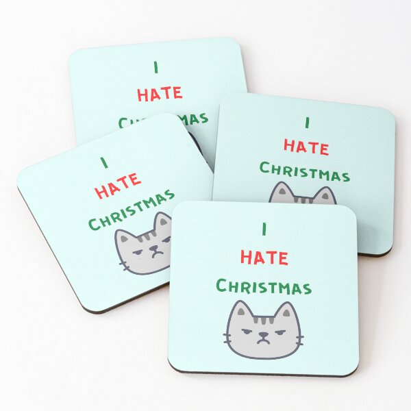 Item preview, I hate Christmas - cat designed and sold by Yankee Doodle Gandy.