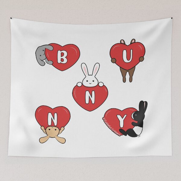 Item preview, I heart bunnies designed and sold by Cutieful Critters.