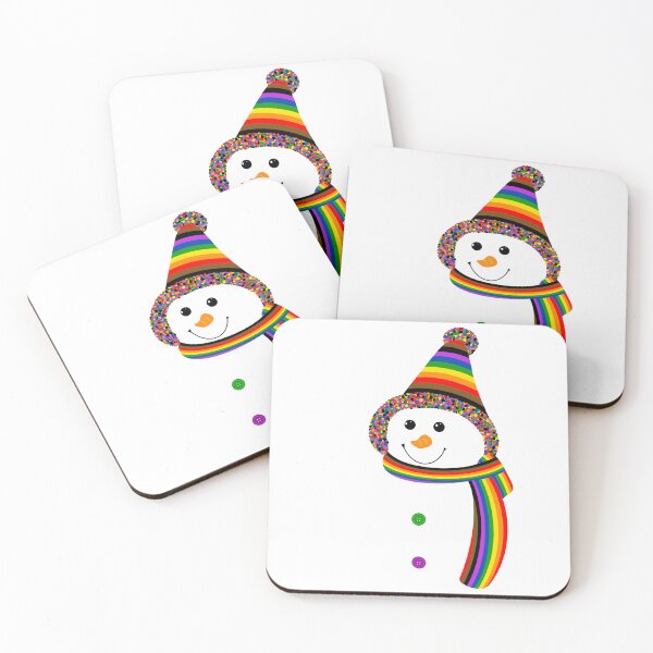 Item preview, Rainbow POC Gay Pride Snowperson designed and sold by JoyfulJen.