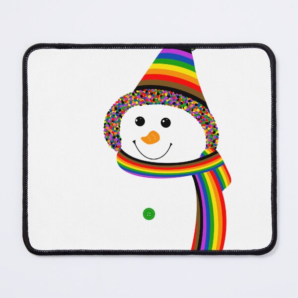 Item preview, Rainbow POC Gay Pride Snowperson designed and sold by JoyfulJen.