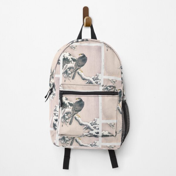 Item preview, Goshawk on Snow-covered Pine Bough by Ohara Koson (1877–1945). designed and sold by TeeARTHY.